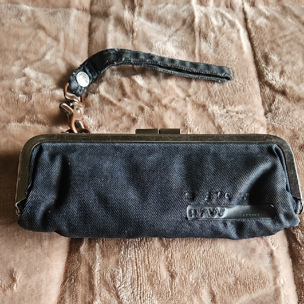 G-Star RAW Black Wristlet Clutch